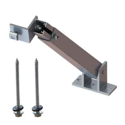 Picior posterior reglabil pentru panouri fotovoltaice unghi 15-30 grade lungime 320mm