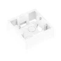 WALL MOUNTING BOX FOR Placa ornament DAHLIA - 1 modul - WHITE