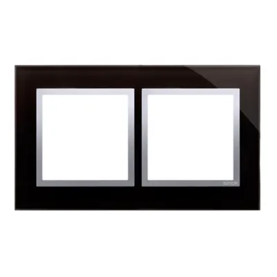 Rama dubla de sticla IP20/IP44(a se folosi cu DUN1 pentru IP44), lava de luna
