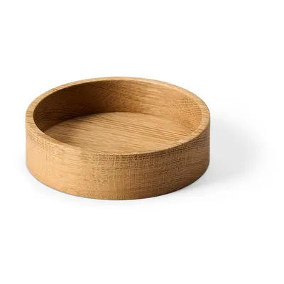Cutie de depozitare în culoare naturală din lemn, decorativă ø 11x3 cm Circle S – LIND DNA