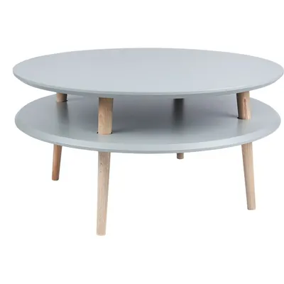 Măsuță de cafea Ragaba UFO, Ø 70 cm, gri închis