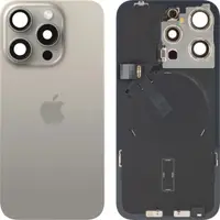 Capac Baterie Apple iPhone 15 Pro, Bej (Natural Titanium), Swap