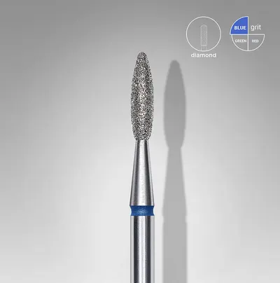 STALEKS Capat de freza diamantat flacara, albastru, FA10B021/8
