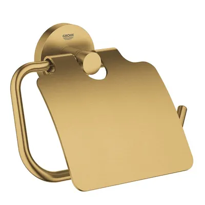 Suport hartie igienica Grohe Essentials 40367GN1, 1 rola, fixare ascunsa, mat, Cool Sunrise
