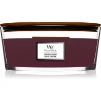 Woodwick Phantom Cherry lumânare parfumată cu fitil din lemn (hearthwick) 453 g