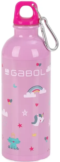 Sticlă de apă din aluminiu Gabol Rainbow - 500 ml