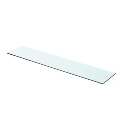 vidaXL Raft din sticlă transparentă, 70 x 15 cm