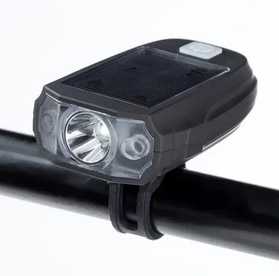 Far solar & reincarcabil USB, 600 lumeni LED puternic, 3 moduri