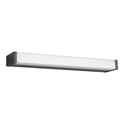 Aplică de perete negru-mat LED (lungime 42 cm) Fabio – Trio