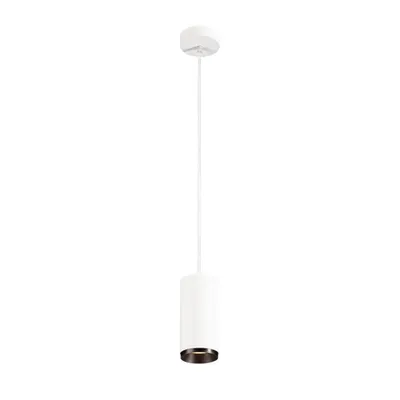 Lampa suspendata, lustra NUMINOS M Pendant, white Indoor LED pendant light black/black 3000K 36°