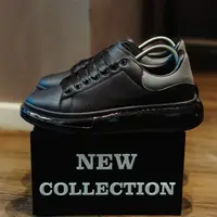 Adidasi Alexander Glossy Black-Grey Abmq17(095-1) (mărime: 44)