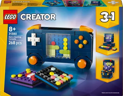 Constructor LEGO Creator 3 în 1 - Consolă de jocuri retro (31380)