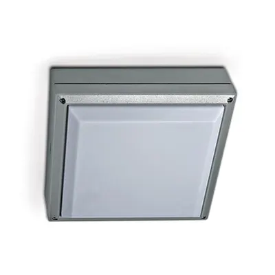 Plaza-Q2 LED, 2x20W, E27, 100-240V, IP54, alu, gri