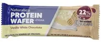 Protein Wafer, vanilie și ciocolată albă, 16 buc, Naturalico