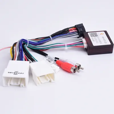 Cablaj multimedia Cablaj adaptor Autodrop Mitsubishi Outlander (Rockford - Amplificare) (2008-2013) pentru Navigații multimedia Android - Copie