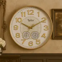 Ceas de perete cu cifre fosforescente, 34 cm, Design modern si decorativ