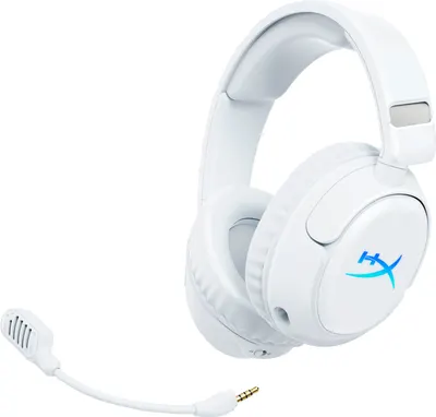 Căști gaming HyperX - Cloud Flight 2, RGB, wireless, alb