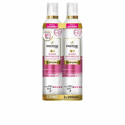 Spumă pentru bucle, Pantene, set 2 x 200 ml, pentru păr creț
