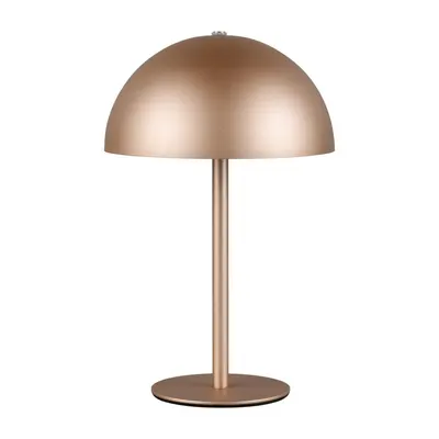 Veioză bronz LED cu abajur din metal (înălțime 21 cm) Munoz – Reality