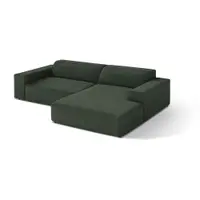 Colțar modular petrol (cu colț pe partea dreaptă/cu șezlong) Jodie – Micadoni