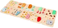Puzzle din lemn Lelin - Numerele de la 1 la 10