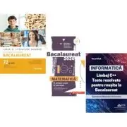 Pachet Bacalaureat 2026. Limba si literatura romana 72 teste complete, Matematica M-stiintele-naturii si M-tehnologic si INFORMATICA. Limbaj C++. Test