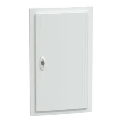 PrismaSet XS, Cofret cu montaj ingropat, 3x13 Module, material plastic, usa plina alba, cu 1 bloc terminal