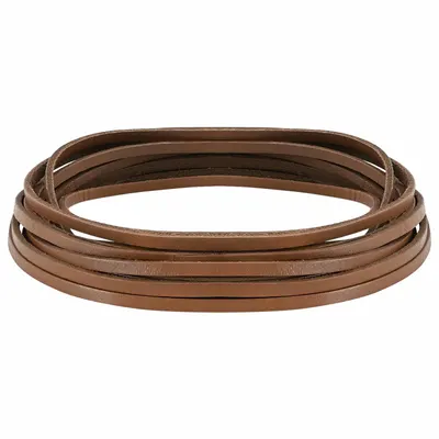 vidaXL Curea Din Piele 1 Maro 200 x 0,3 cm Piele