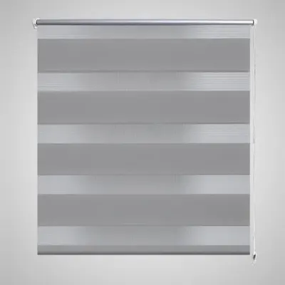 Jaluzea tip zebra, 70 x 120 cm, gri