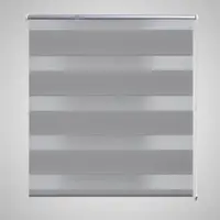 Jaluzea tip zebra, 70 x 120 cm, gri