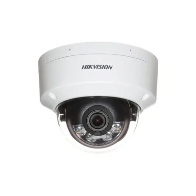 Camera supraveghere IP Dome cu iluminare duala Hikvision AcuSense DS-2CD2163G2-LI, 6 MP, 2.8 mm, IR/lumina alba 30 m, microfon dual