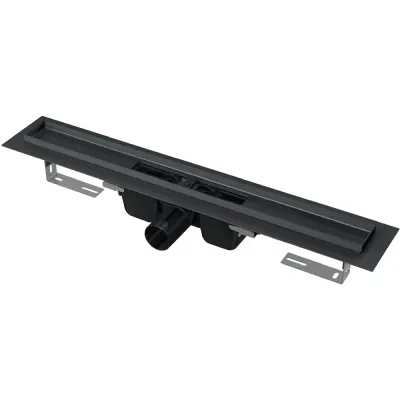 Rigola dus faiantabila neagra, iesire laterala 950 mm Alcadrain APZ1BLACK-950