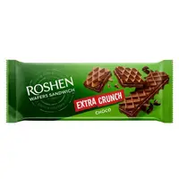 Napolitane Roshen Wafers Sandwich Crunch choco, 142g Engros