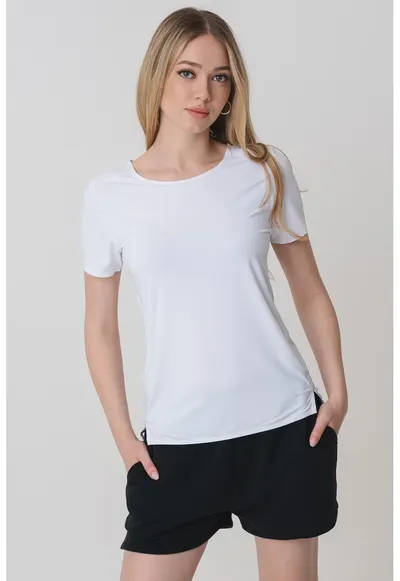 Tricou pentru trekking si drumetie Hanabi - Gri deschis