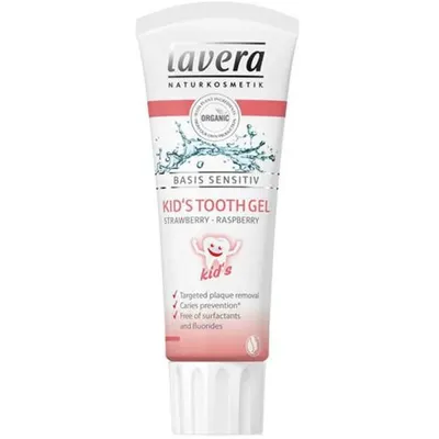Pasta de Dinti pentru Copii cu Capsuni si Zmeura, Lavera, LaVera and Sante, 75 ml
