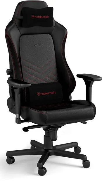 Scaun gaming noblechairs Hero - negru/rosu