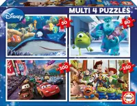 Puzzle Educa 4 in 1 - Pixar