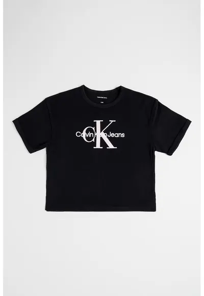 Tricou cu imprimeu logo - Negru