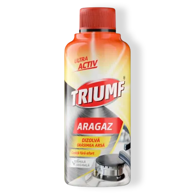 Triumf Degresant Pentru Aragaz, Dizolvă Grăsimea Arsă, Pentru Plite și Sticlă Termorezistentă, 375 Ml