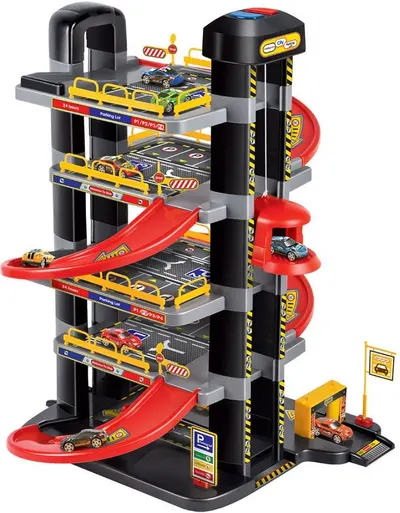 Jucarie pentru copii Asis - Parcare cu lift pe 4 nivele