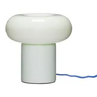 Veioză verde-deschis din sticlă (înălțime 22 cm) Hues – Hübsch