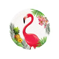 Set 8 farfurii 23 cm Flamingo