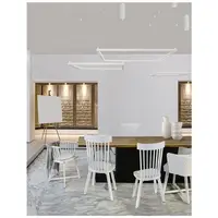 Lampa suspendata ETERNA Nisipiu Alb Aluminiu & Acrylic LED 50W 230V 3818Lm 3000K IP20