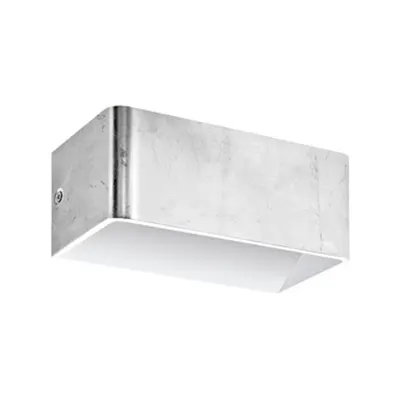 Wall luminaire Sania 3 10W 3000K silver leaf plated