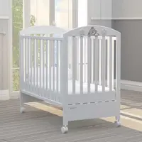 Pătuț pentru bebeluși Bambino Casa - Stellato, Bianco
