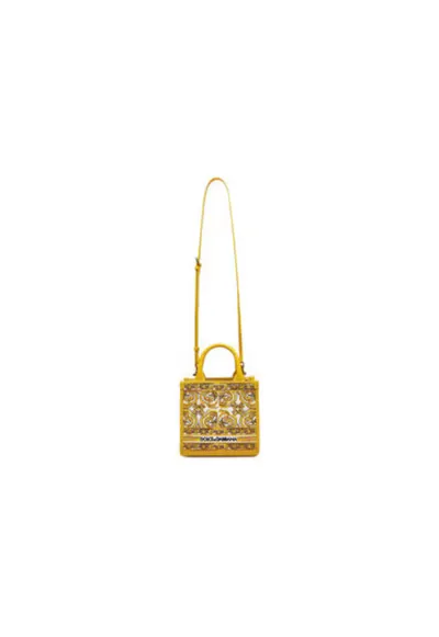 Geanta dama Dolce Gabbana - BB7479 AW050 - Textil - Galben