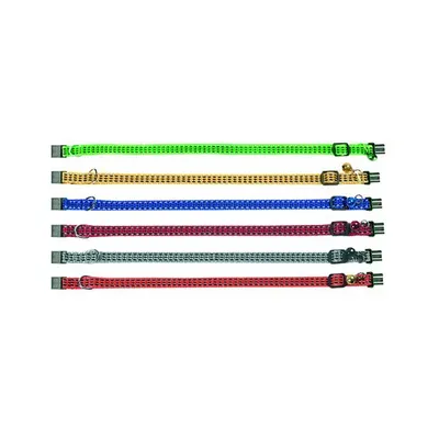 Zgarda pentru pisici Flamingo Multicolora 25 - 35 cm 10 mm