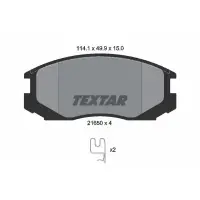 Set placute frana, frana disc TEXTAR 2165001