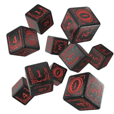 Set 10 Zaruri D6 The Lord of the Rings - Mordor