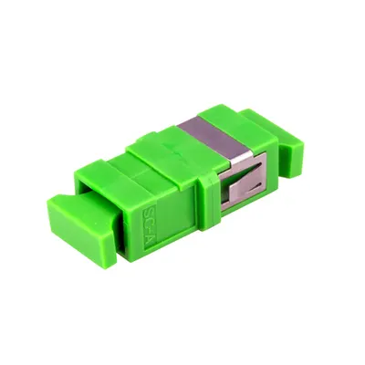 Cupla SC/APC Simplex,Singlemode,fara flansa,verde,ECO